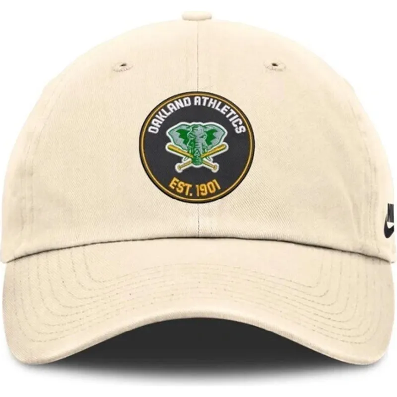 mutsid-kumer-beez-reguleeritav-club-unstructured-organic-cotton-oakland-athletics-mlb-nike