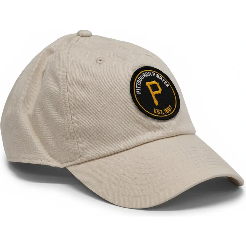 cap-kumer-beige-adjustable-strap-club-unstructured-organic-cotton-pittsburgh-pirates-mlb-nike