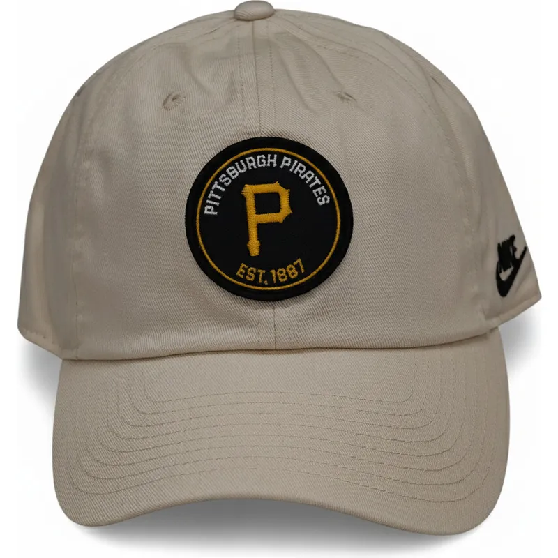 cap-kumer-beige-adjustable-strap-club-unstructured-organic-cotton-pittsburgh-pirates-mlb-nike