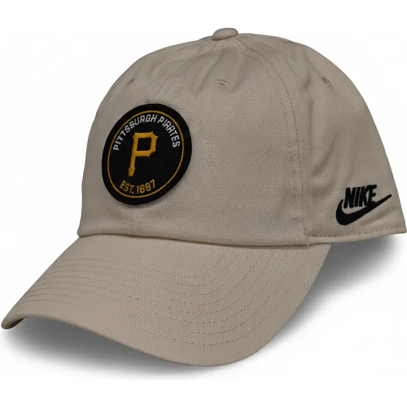 cap-kumer-beige-adjustable-strap-club-unstructured-organic-cotton-pittsburgh-pirates-mlb-nike