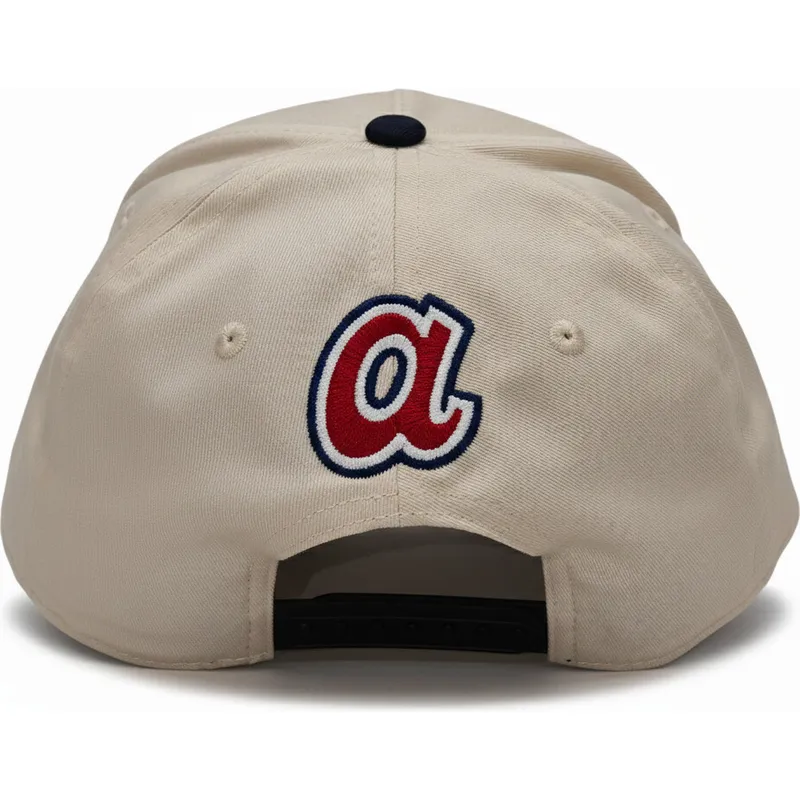 cap-kumer-beige-snapback-rise-structured-atlanta-braves-mlb-nike