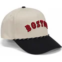 cap-kumer-beige-snapback-rise-structured-boston-red-sox-mlb-nike
