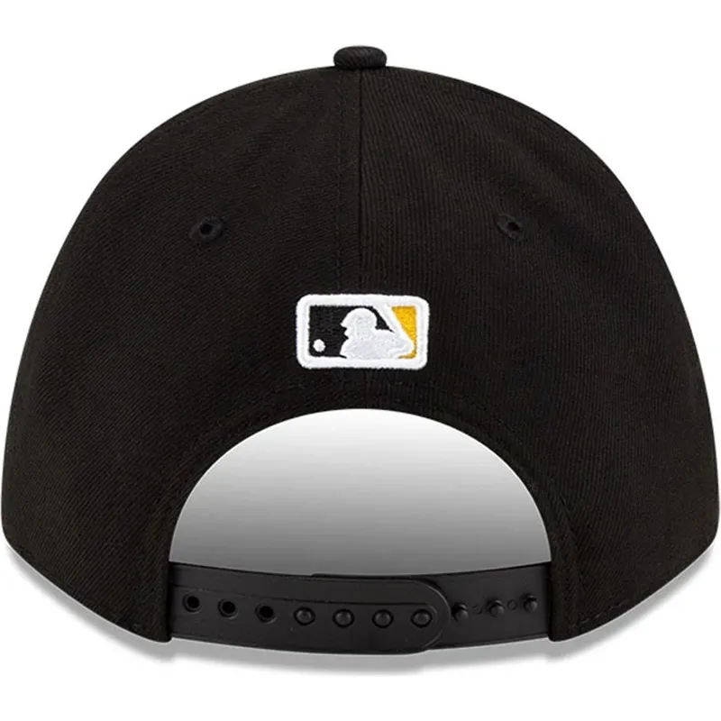 new-era-curved-brim-9forty-m-crown-player-replica-pittsburgh-pirates-mlb-black-snapback-cap