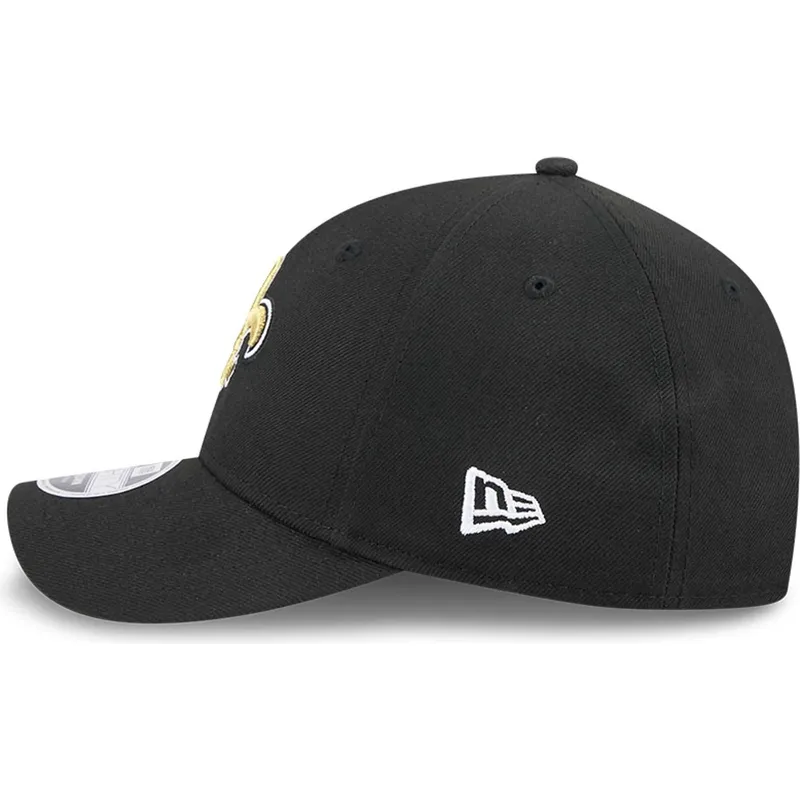 new-era-curved-brim-9forty-m-crown-team-new-orleans-saints-nfl-black-snapback-cap