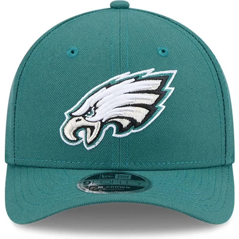 mutsid-kumer-roheline-snapback-9forty-m-crown-team-philadelphia-eagles-nfl-new-era