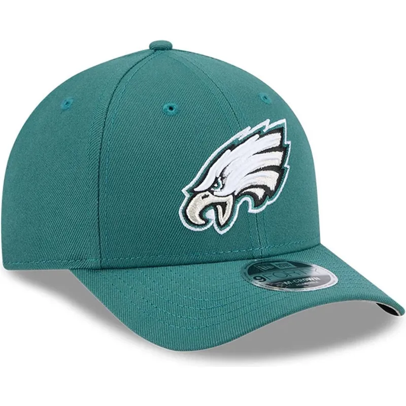 mutsid-kumer-roheline-snapback-9forty-m-crown-team-philadelphia-eagles-nfl-new-era
