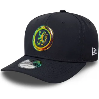 Cap kumer navy blue snapback 9SEVENTY Stretch Snap Iridiscent Chelsea Football Club Premier League New Era