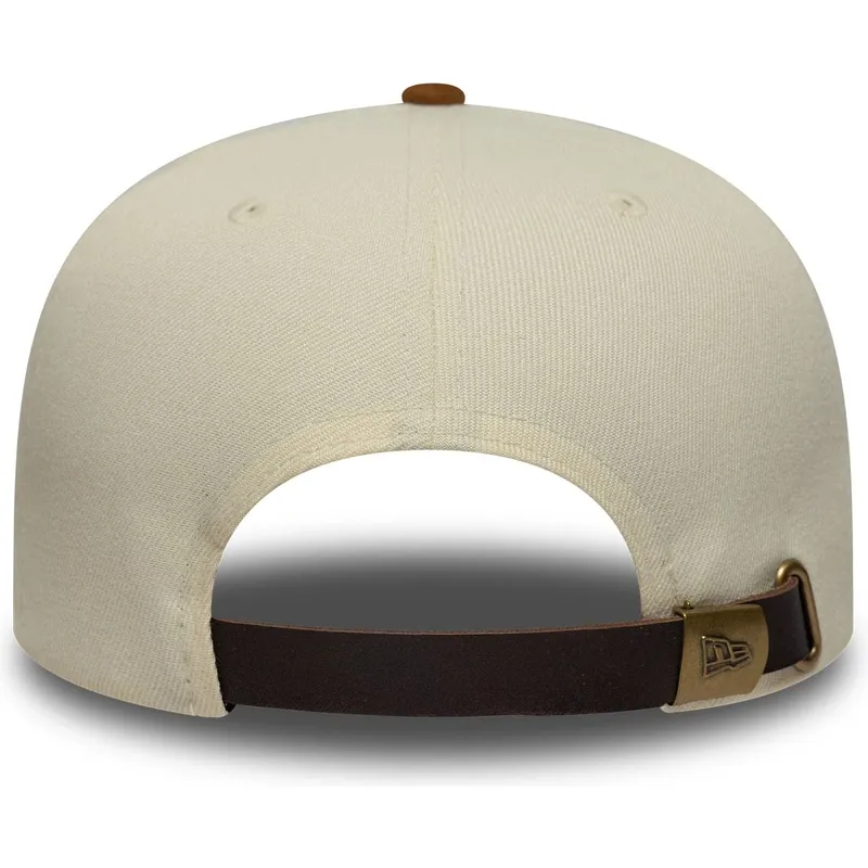 cap-kumer-brown-adjustable-strap-9fifty-a-frame-suede-visor-los-angeles-dodgers-mlb-new-era