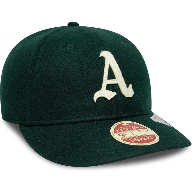 mutsid-kumer-roheline-reguleeritav-rihm-9fifty-retro-crown-heritage-series-oakland-athletics-mlb-new-era