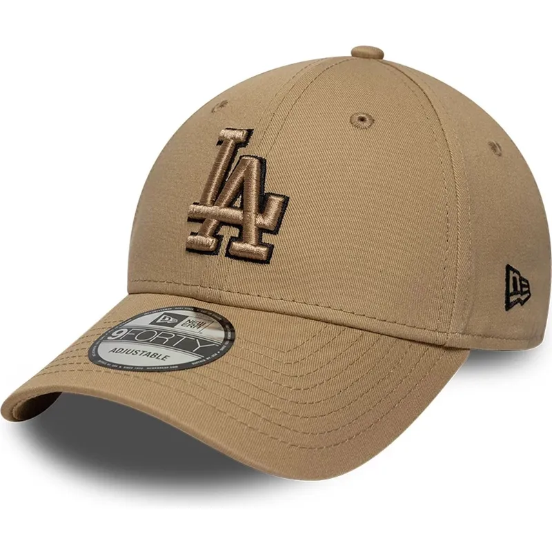 mutsid-kumer-pruun-reguleeritav-9forty-outline-los-angeles-dodgers-mlb-new-era