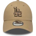 mutsid-kumer-pruun-reguleeritav-9forty-outline-los-angeles-dodgers-mlb-new-era