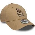 mutsid-kumer-pruun-reguleeritav-9forty-outline-los-angeles-dodgers-mlb-new-era