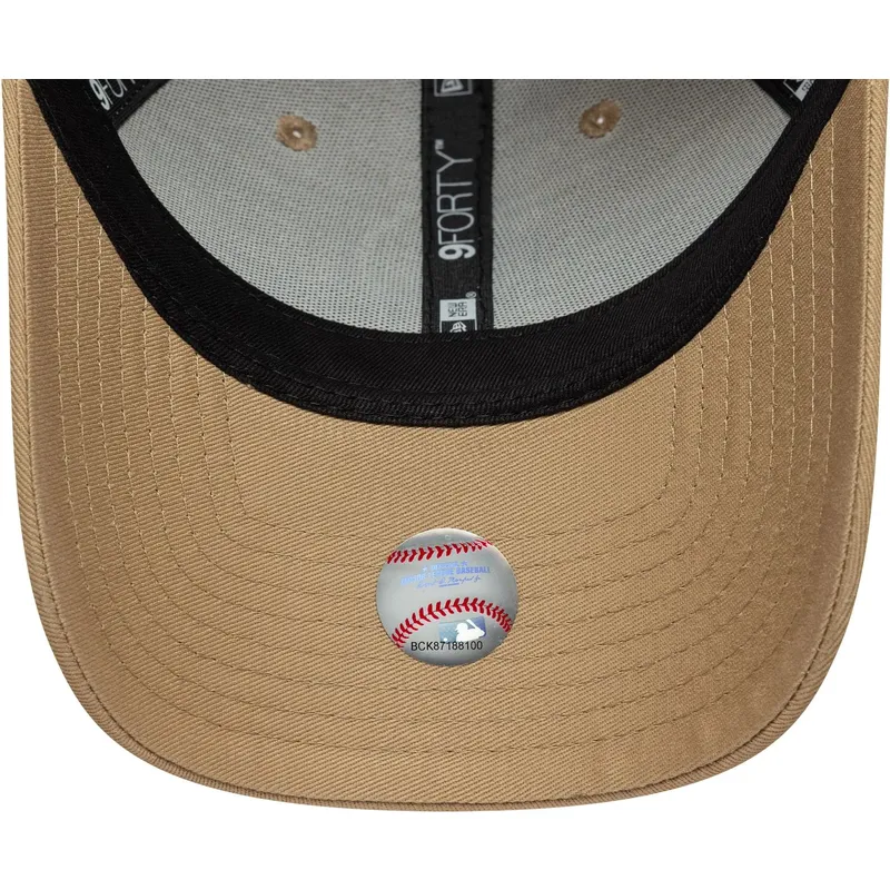 mutsid-kumer-pruun-reguleeritav-9forty-outline-los-angeles-dodgers-mlb-new-era