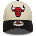 cap-kumer-beige-adjustable-strap-9forty-colour-block-chicago-bulls-nba-new-era