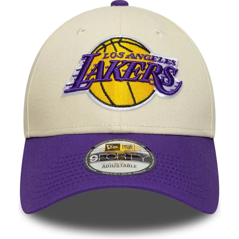 cap-kumer-beige-adjustable-strap-9forty-colour-block-los-angeles-lakers-nba-new-era