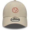 cap-kumer-beige-adjustable-strap-9forty-streetweear-associazione-sportiva-roma-serie-a-new-era