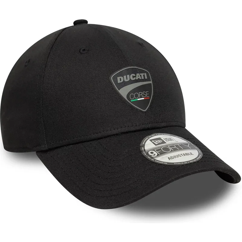 new-era-curved-brim-9forty-washed-ducati-motor-motogp-black-adjustable-cap