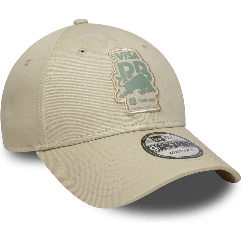 cap-kumer-beige-adjustable-strap-9forty-seasonal-racing-bulls-f1-team-formula-1-new-era
