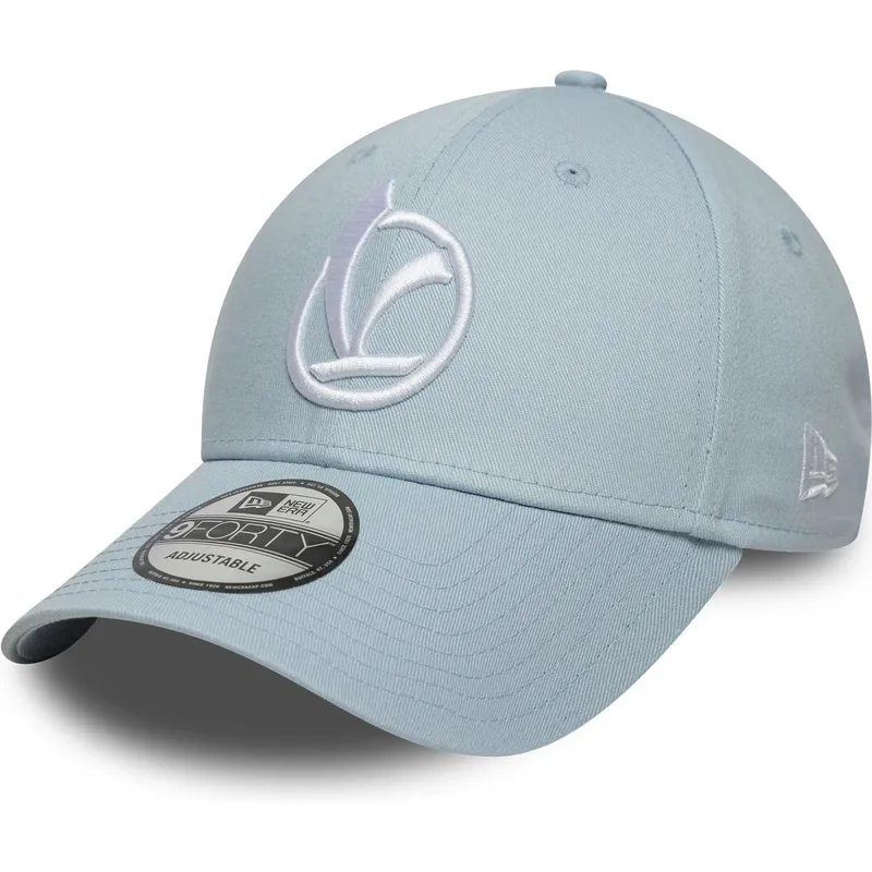 new-era-curved-brim-9forty-essential-vespa-piaggio-light-blue-adjustable-cap