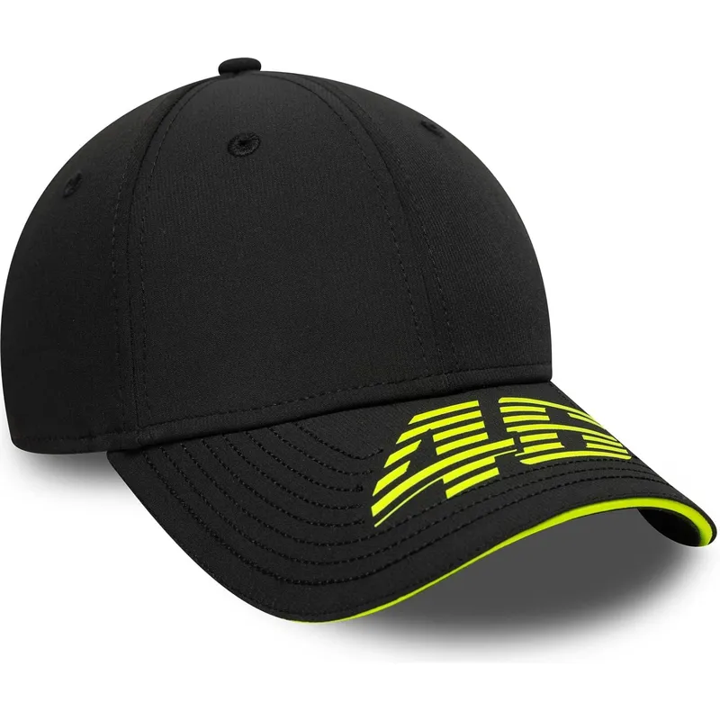 cap-kumer-black-adjustable-strap-9forty-recycled-stripe-valentino-rossi-vr46-motogp-new-era