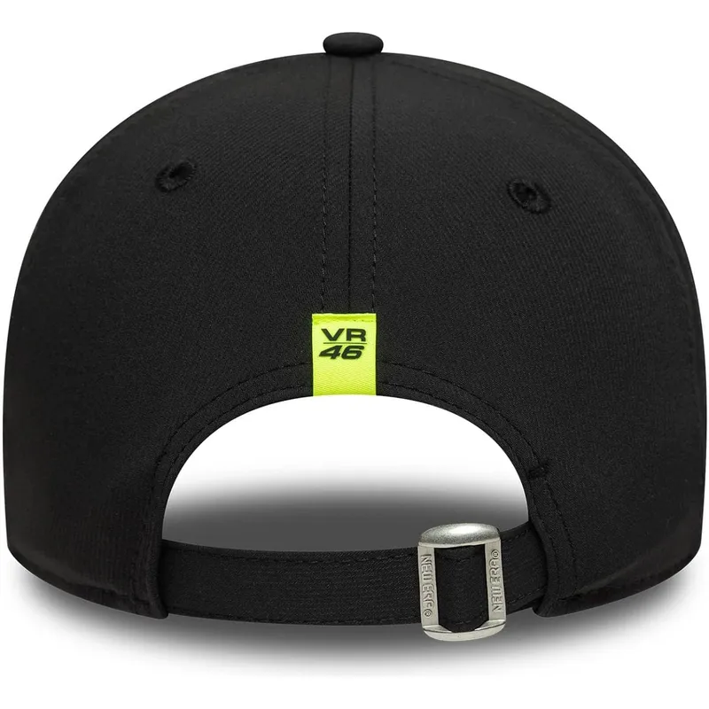 mutsid-kumer-must-reguleeritav-rihm-9forty-recycled-stripe-valentino-rossi-vr46-motogp-new-era
