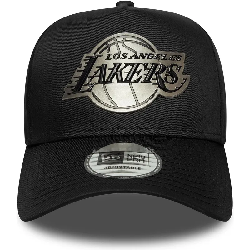 mutsid-kumer-must-snapback-9forty-e-frame-metallic-los-angeles-lakers-nba-new-era