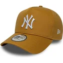 mutsid-kumer-pruun-snapback-9forty-e-frame-league-essential-new-york-yankees-mlb-new-era