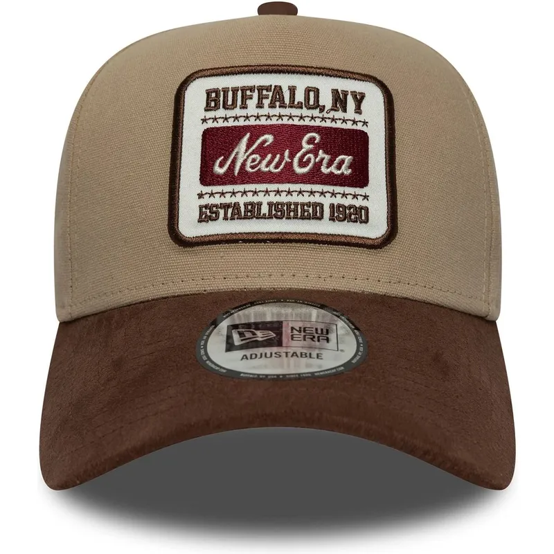 mutsid-kumer-pruun-reguleeritav-9forty-e-frame-patch-suede-new-era