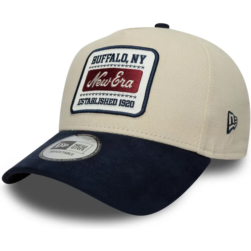cap-kumer-beige-adjustable-strap-e-frame-new-era