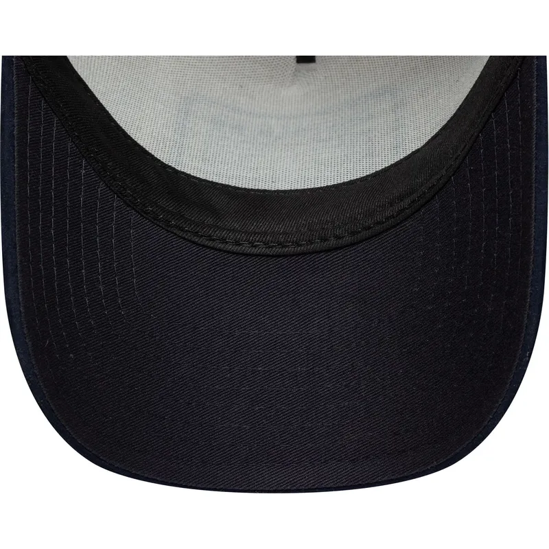 new-era-curved-brim-9forty-e-frame-patch-suede-beige-and-navy-blue-adjustable-cap