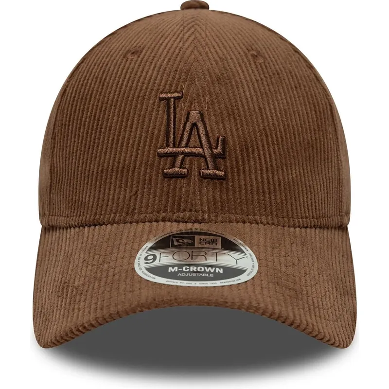 mutsid-kumer-pruun-reguleeritav-9forty-m-crown-cord-los-angeles-dodgers-mlb-new-era