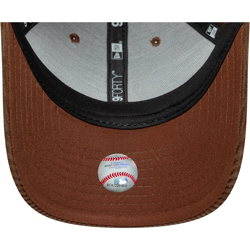 mutsid-kumer-pruun-reguleeritav-9forty-m-crown-cord-los-angeles-dodgers-mlb-new-era