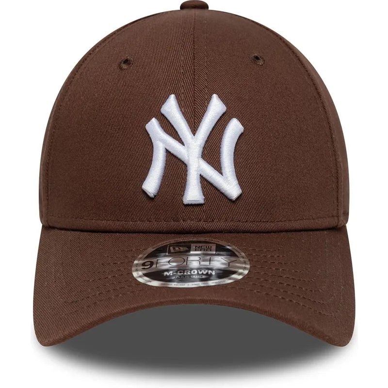 mutsid-kumer-pruun-snapback-9forty-m-crown-new-york-yankees-mlb-new-era