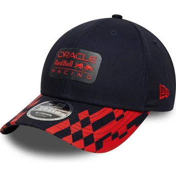 Cap kumer navy blue snapback 9FORTY M-Crown Visor Print Red Bull Racing Formula 1 New Era