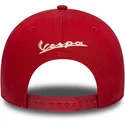 new-era-curved-brim-9forty-m-crown-80th-year-vespa-piaggio-red-snapback-cap