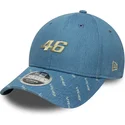 mutsid-kumer-sinine-snapback-9forty-m-crown-denim-valentino-rossi-vr46-motogp-new-era