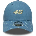 mutsid-kumer-sinine-snapback-9forty-m-crown-denim-valentino-rossi-vr46-motogp-new-era