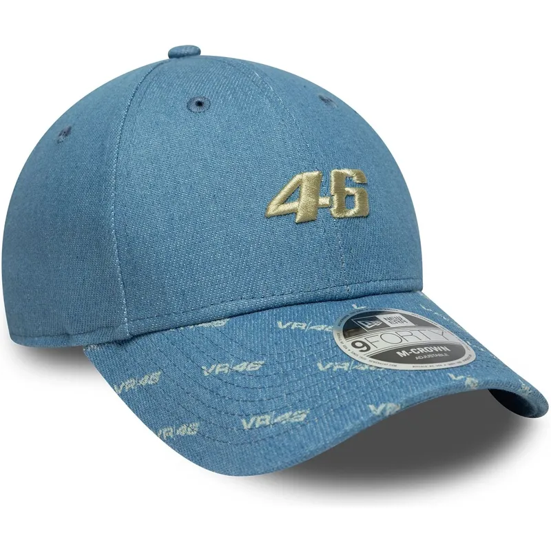 mutsid-kumer-sinine-snapback-9forty-m-crown-denim-valentino-rossi-vr46-motogp-new-era