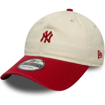 Cap kumer beige adjustable strap 9TWENTY Mini Washed New York Yankees MLB New Era