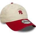 cap-kumer-beige-adjustable-strap-9twenty-mini-washed-new-york-yankees-mlb-new-era