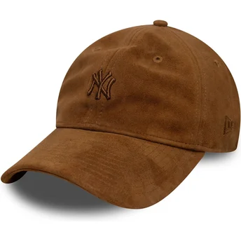 Mütsid kumer pruun reguleeritav 9TWENTY Suede New York Yankees MLB New Era
