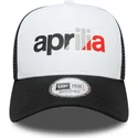 cap-kumer-black-snapback-a-frame-wordmark-aprilia-piaggio-new-era