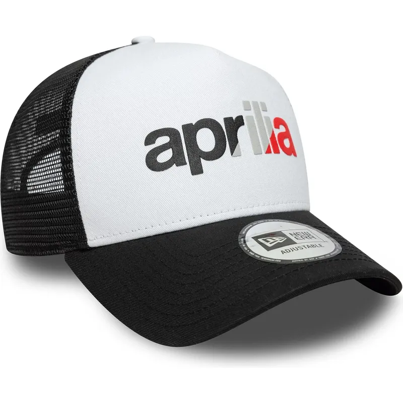 cap-kumer-black-snapback-a-frame-wordmark-aprilia-piaggio-new-era