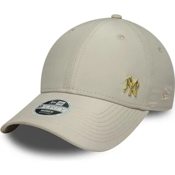 Cap kumer beige adjustable strap dorado 9FORTY Flawless New York Yankees MLB New Era