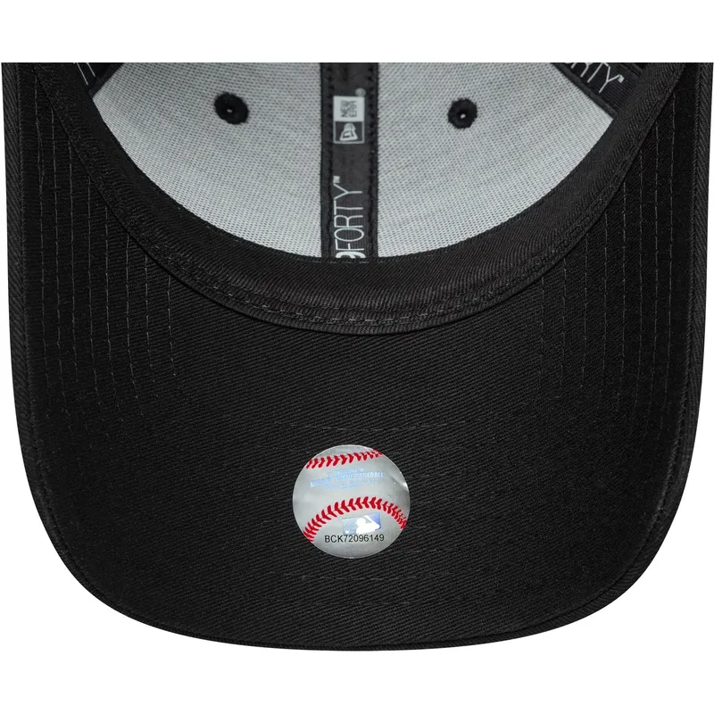 cap-kumer-black-adjustable-strap-9forty-sequin-wordmark-los-angeles-dodgers-mlb-new-era