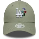 mutsid-kumer-roheline-reguleeritav-9forty-floral-icon-los-angeles-dodgers-mlb-new-era