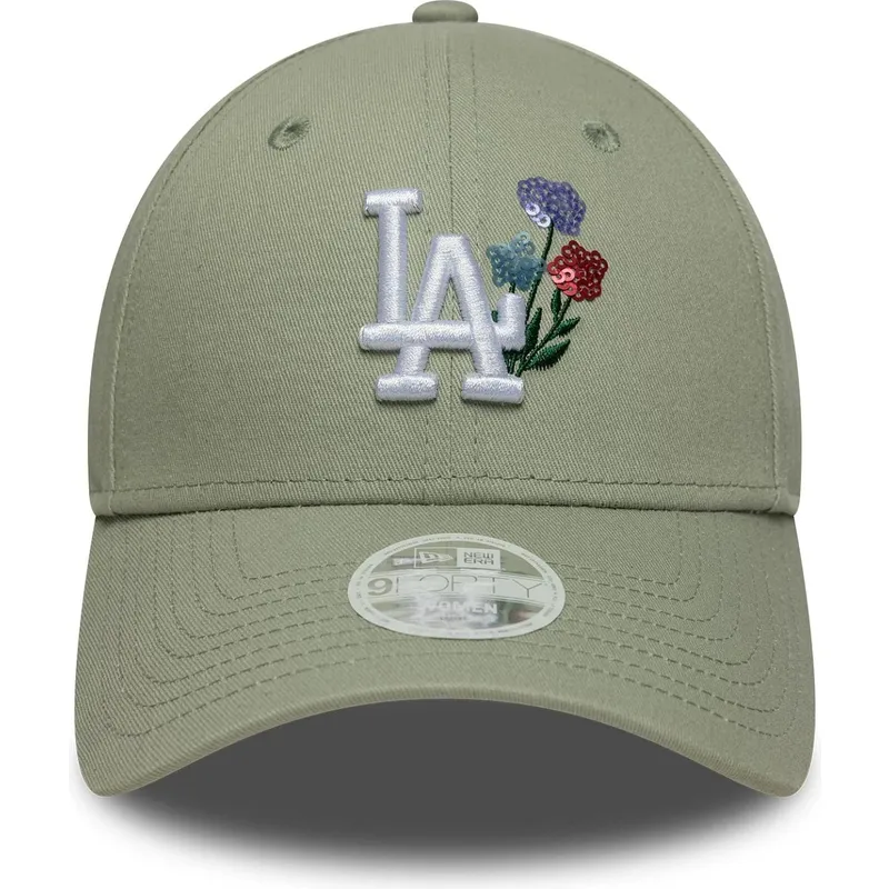 mutsid-kumer-roheline-reguleeritav-9forty-floral-icon-los-angeles-dodgers-mlb-new-era