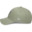 new-era-curved-brim-women-9forty-floral-icon-los-angeles-dodgers-mlb-light-green-adjustable-cap