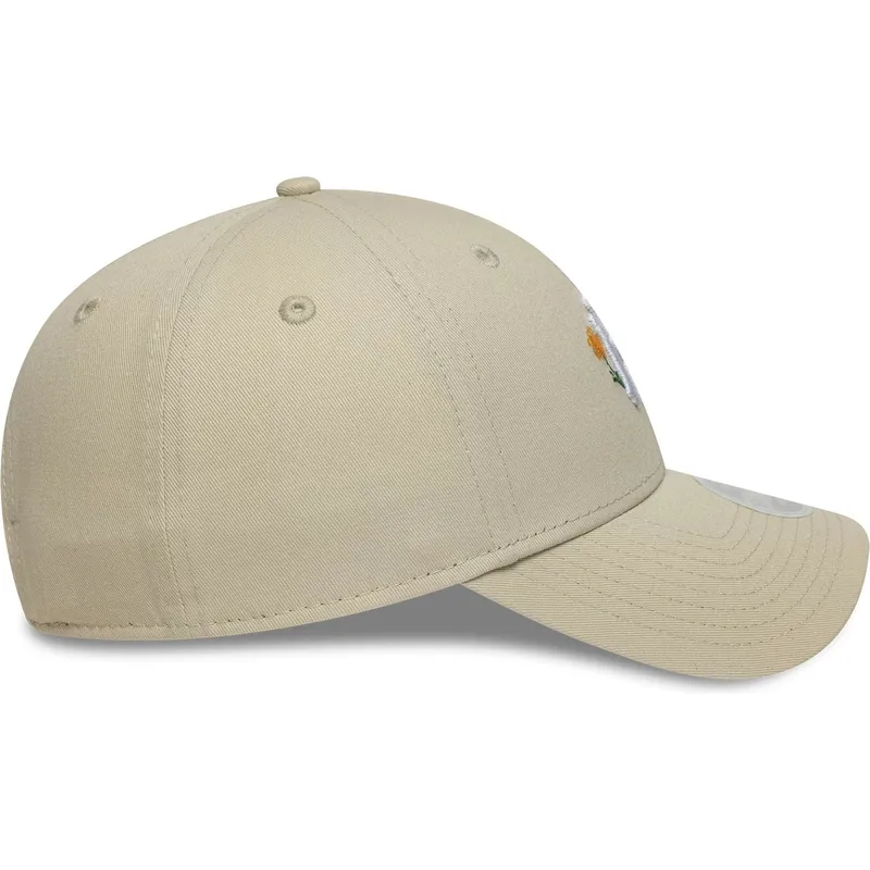 new-era-curved-brim-women-9forty-floral-icon-new-york-yankees-mlb-beige-adjustable-cap