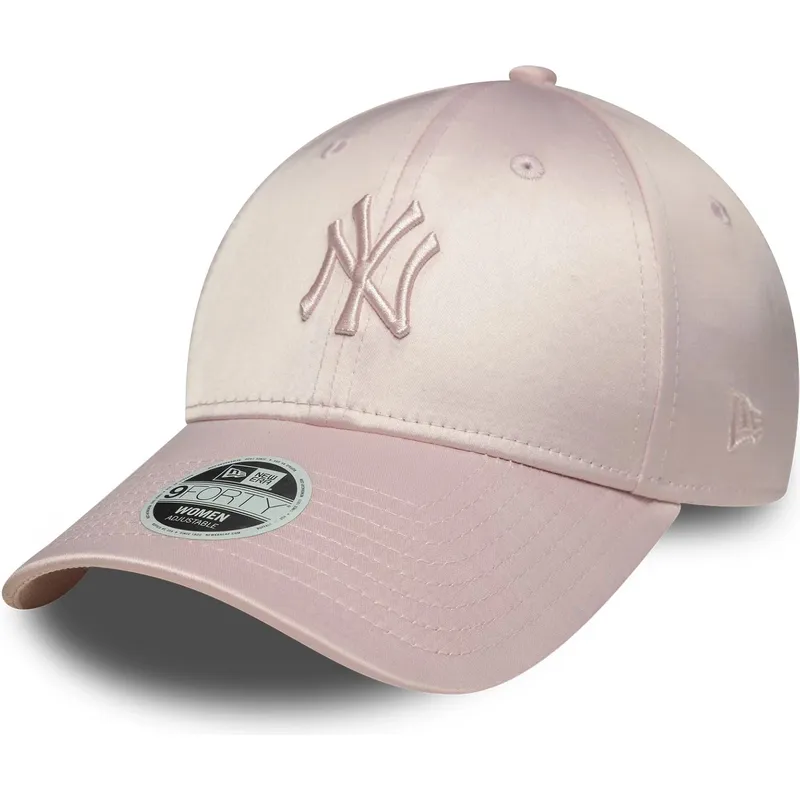 mutsid-kumer-roosa-reguleeritav-9forty-satin-new-york-yankees-mlb-new-era